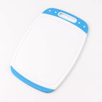 Clean and ready-to-use plastic chopping board, an essential for any modern kitchen.