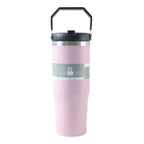 Travel mug featuring insulated design with ergonomic handle