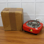 Electric single burner hot plate perfect for small meals and beverages