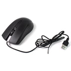 Angled perspective of the X2 Wired Optical Mouse, showcasing its modern finish.