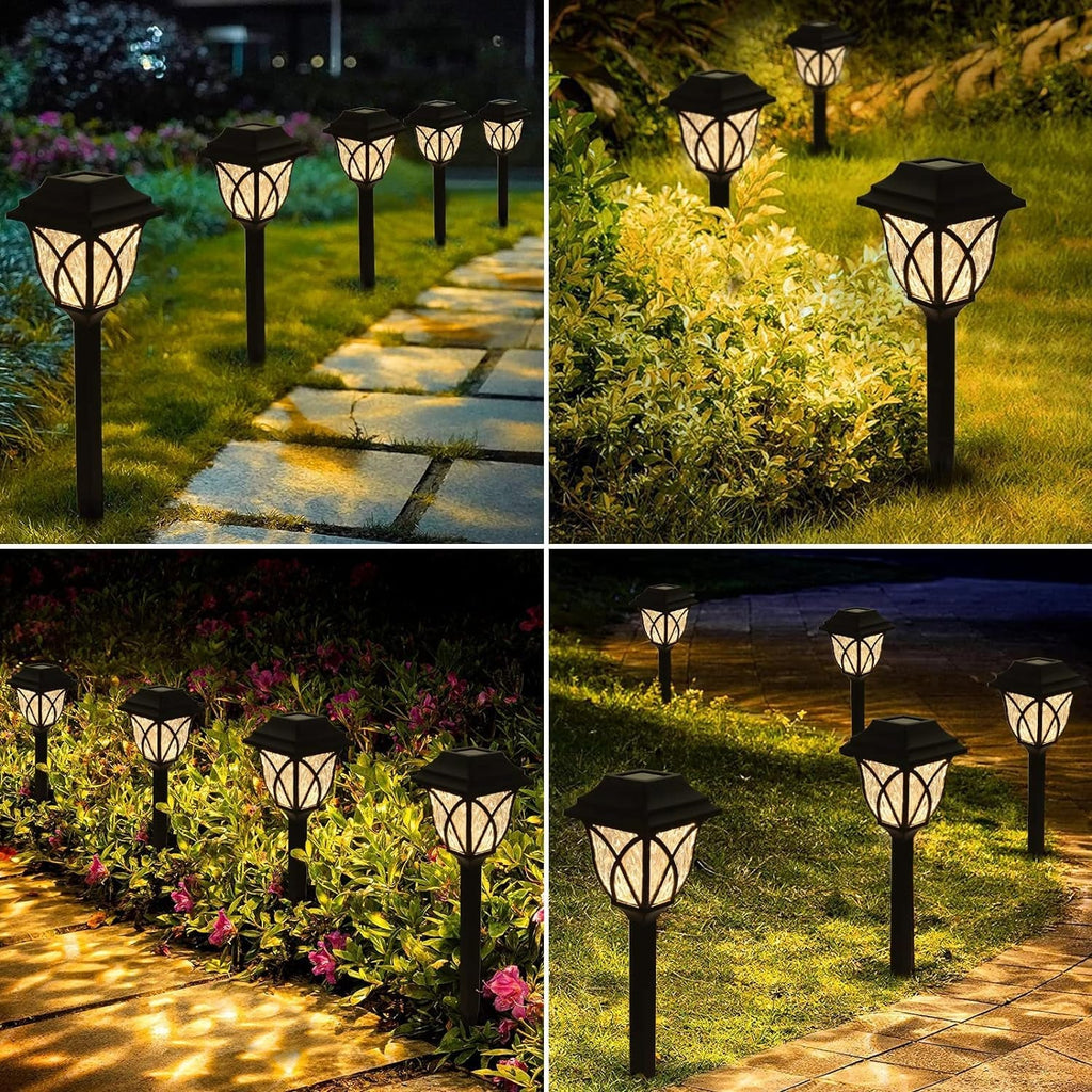Image showcasing the robust, weather-resistant construction of FitFuzion outdoor solar lights.