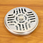 Indoor outdoor mosquito coil holder made from stainless steel with vented lid