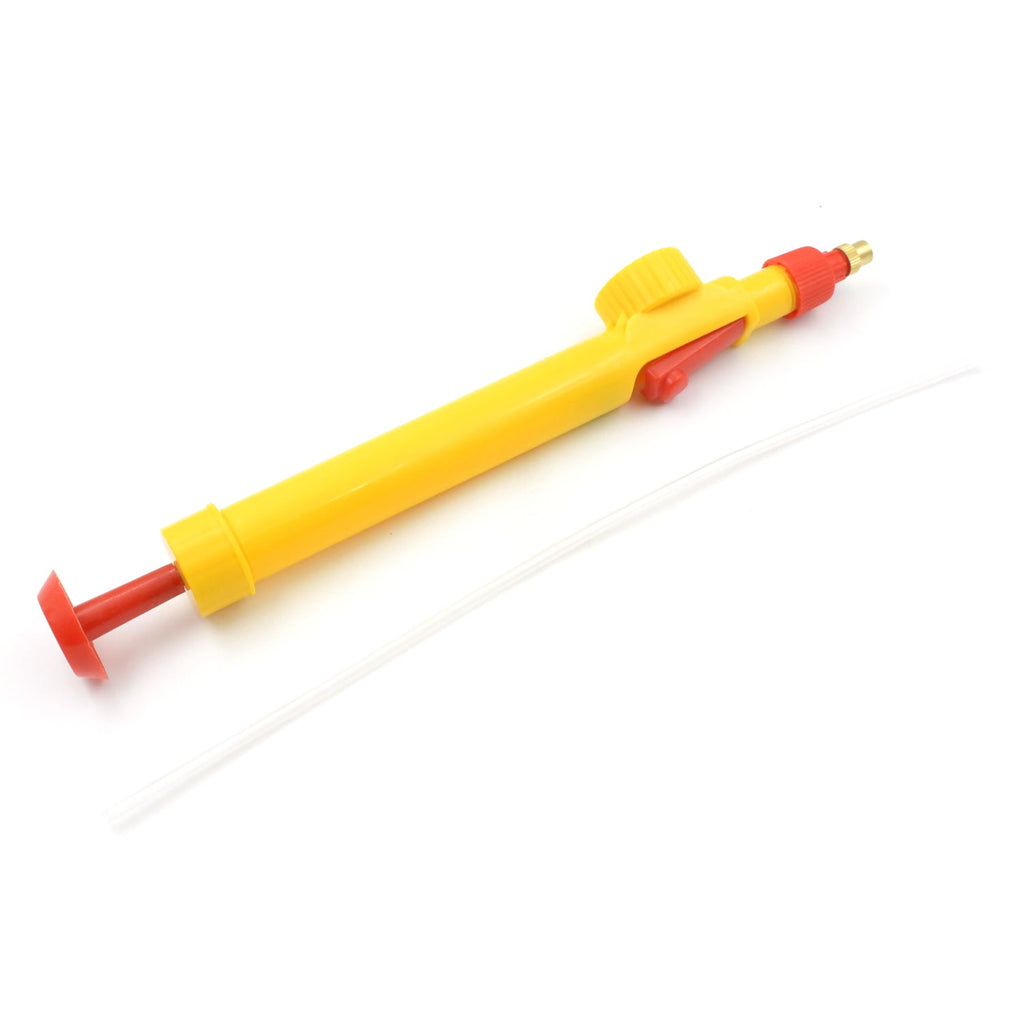 Adjustable garden spray nozzle demonstrating precise water flow control.