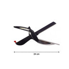 Ergonomic design of the Quickslice multi-function food chopper.