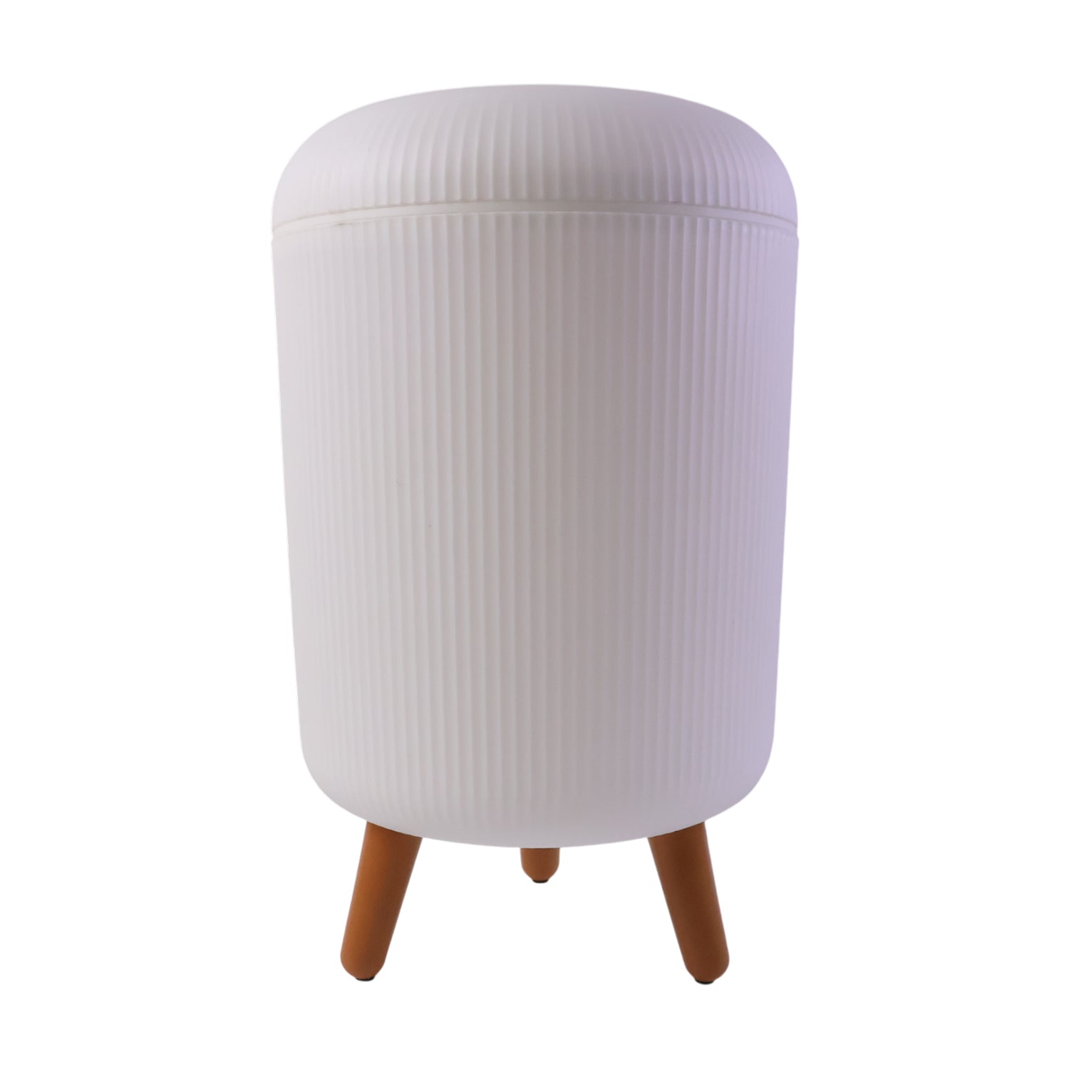 Small dustbin with lid suitable for kitchen or office spaces