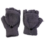 Fingerless warm gloves suitable for men and women in winter