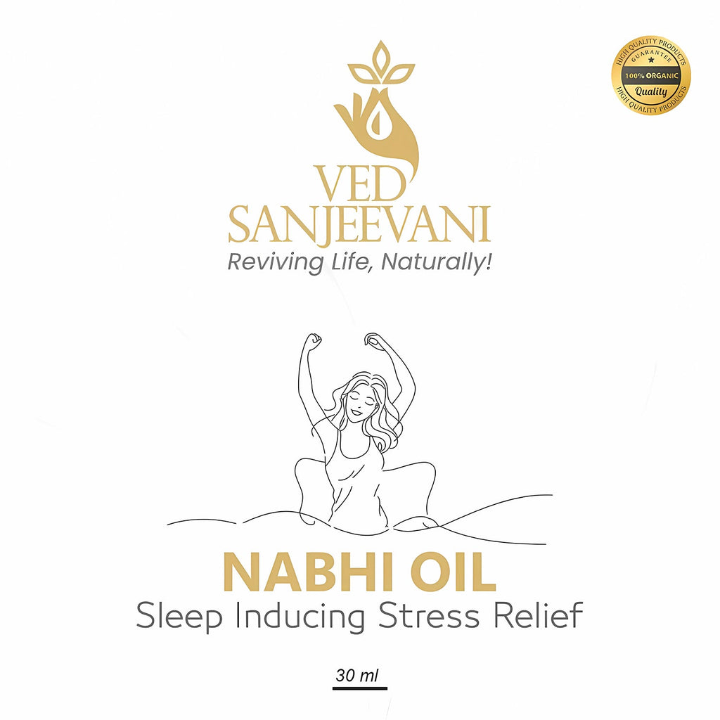 Natural ayurvedic massage oil bottle for sleep inducing therapy
