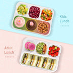 Lunchie Bunchie lunch box with four compartments and secure clips