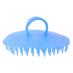 Flexible silicone hair washing scalp massager for thorough cleaning