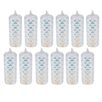 Safe and realistic LED flameless candles in a cozy setting.