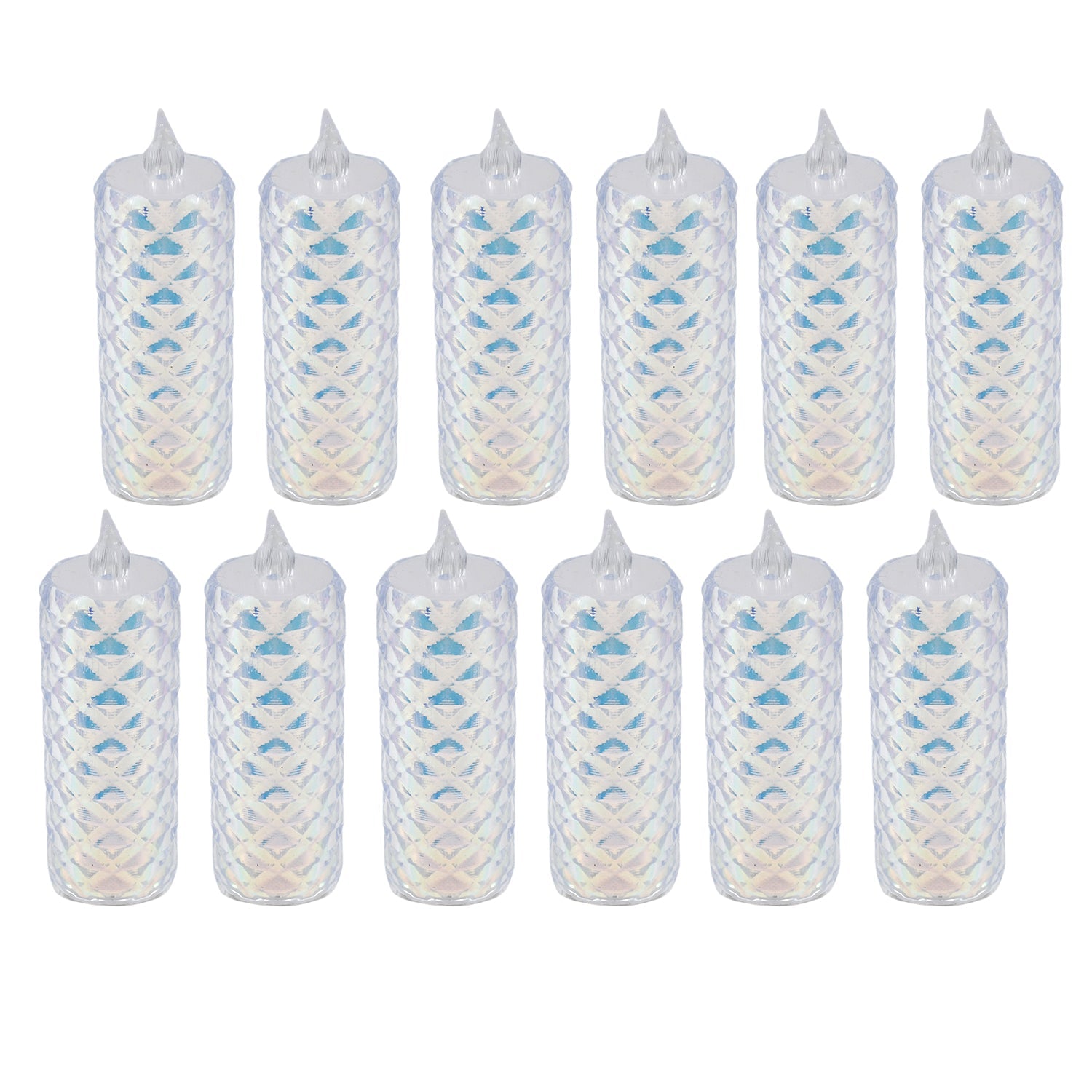 Safe and realistic LED flameless candles in a cozy setting.