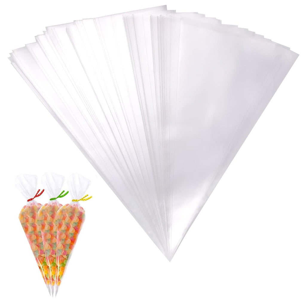 Close up of disposable piping bag used for precise icing work