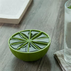 Easy-release design tray making lemon wedge silicone ice cubes effortlessly