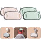 Pig plug wire organizer cable holder clips on desk