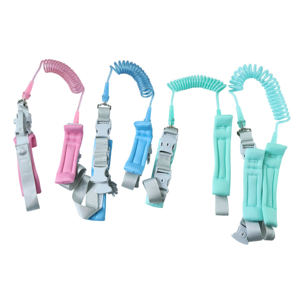 Baby safety wrist link leash designed for outdoor walking and travel safety