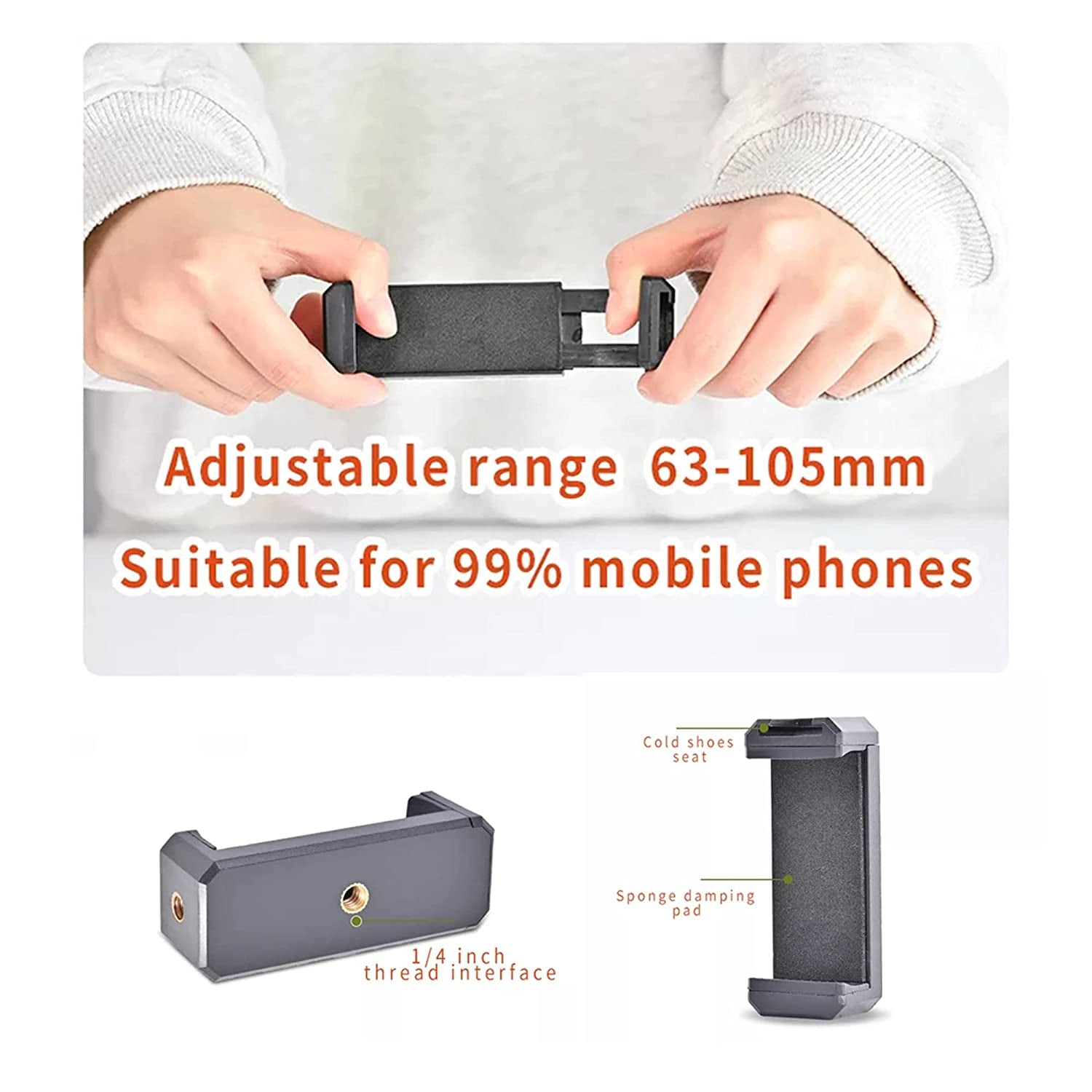 Mobiléon vlogging kit including mini tripod stand and bright LED light setup
