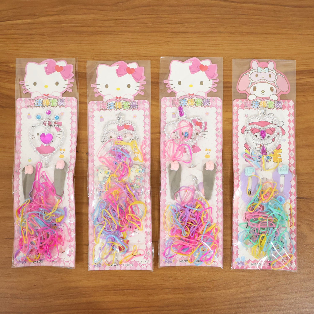 Complete girls hair accessories kit for daily styling and dress-up play