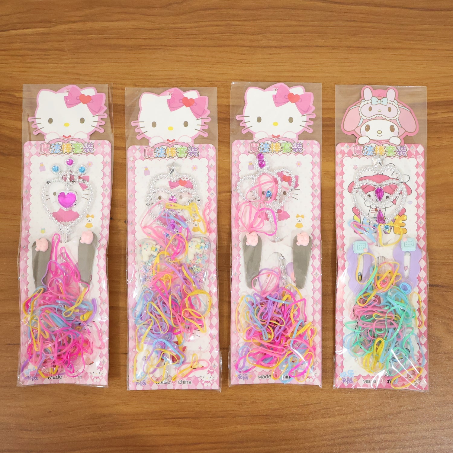 Complete girls hair accessories kit for daily styling and dress-up play