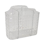 Transparent crystal-textured multipurpose organizer holder for decluttering
