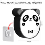 Panda Soap Box mounted near bathroom sink for convenience