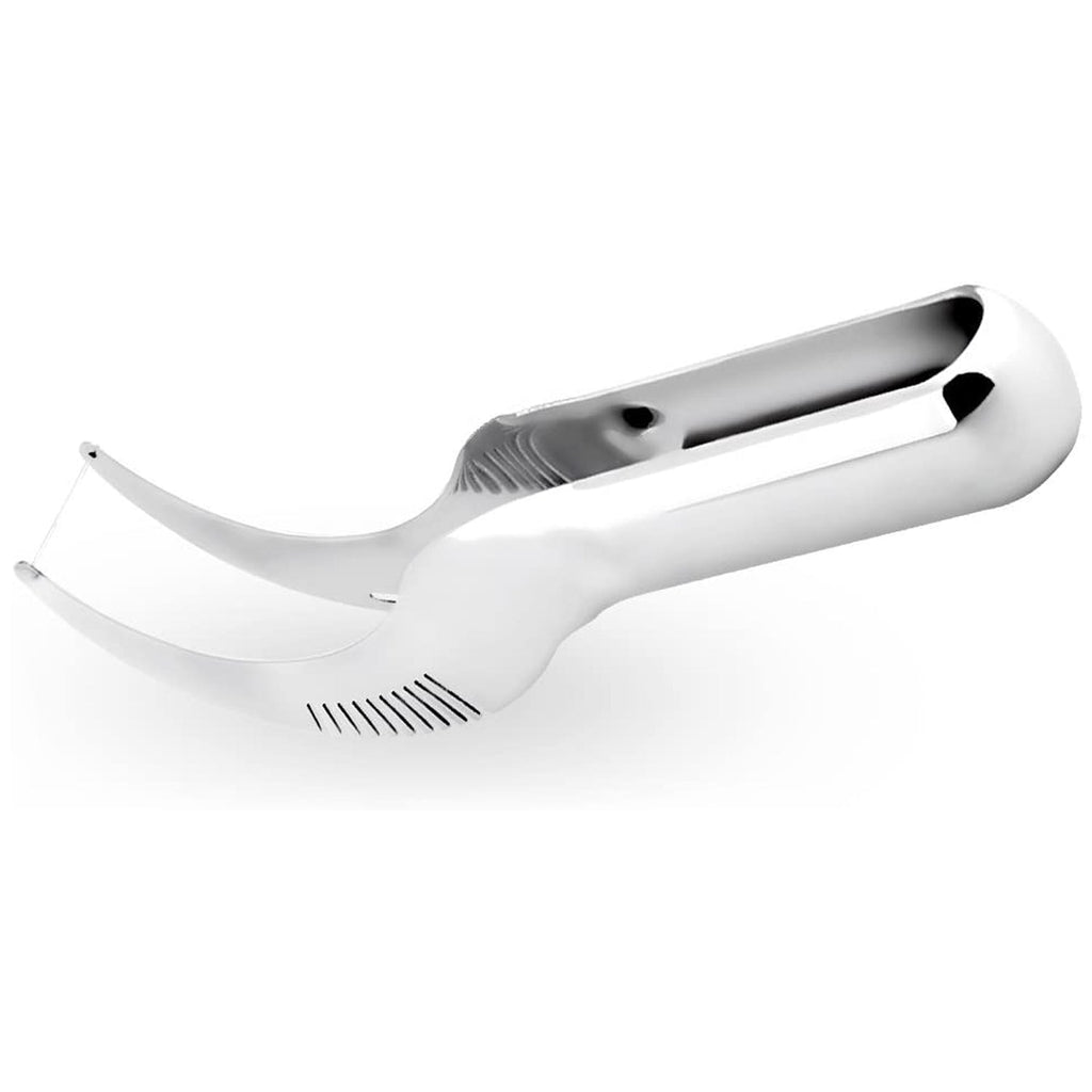 Multi-purpose watermelon slicer demonstrating its ability to create uniform pieces.