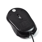 Another ergonomic side view of the Compshop M-022 Wired Optical Mouse.