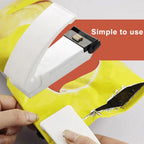 Multi-functional plastic bag sealer, shown in use for various household items.
