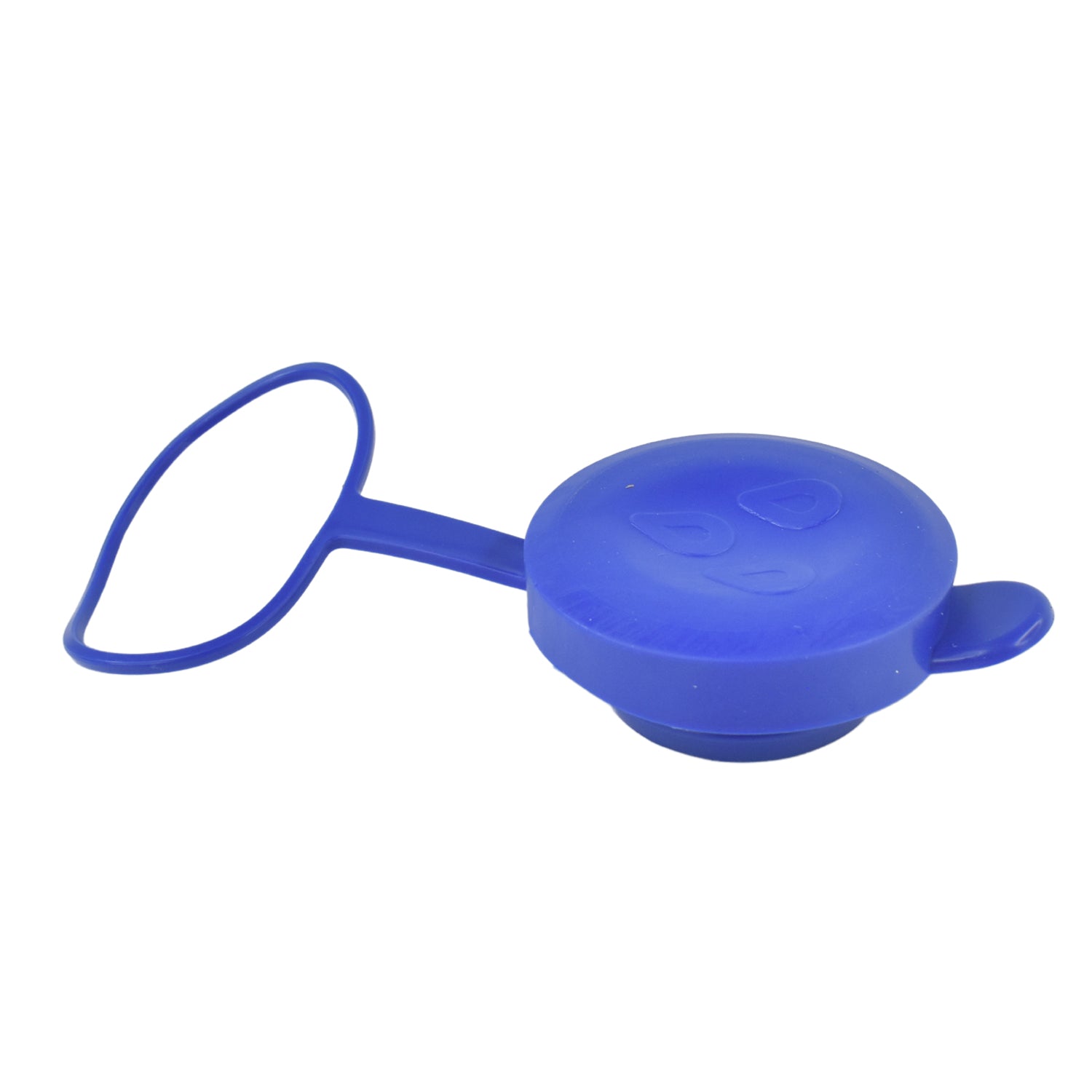 Leakproof silicone cap securely sealing a standard water jug