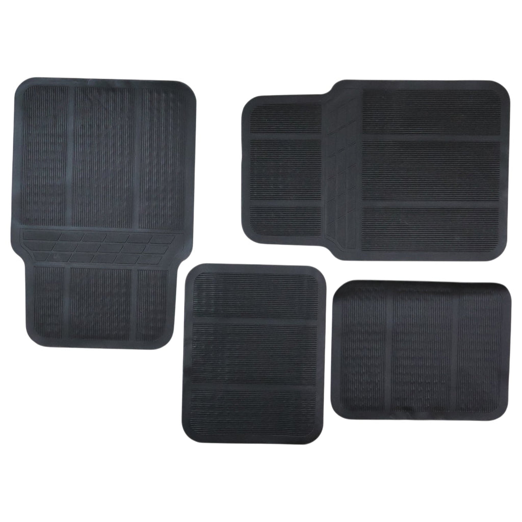 Premium all weather car floor mats in a set of four