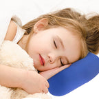 Comfortable travel pillow filled with soft microbeads for support.