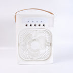 CoolAura personal AC fan with 7-color LED