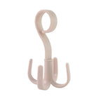 Rotating adhesive wall hook hanger for versatile home organization