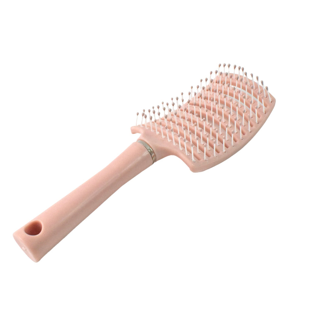 Tangle relief massage comb featuring protective balls on bristles for scalp care