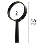 Exceptional clear magnification on small printed text with the 50mm lens.