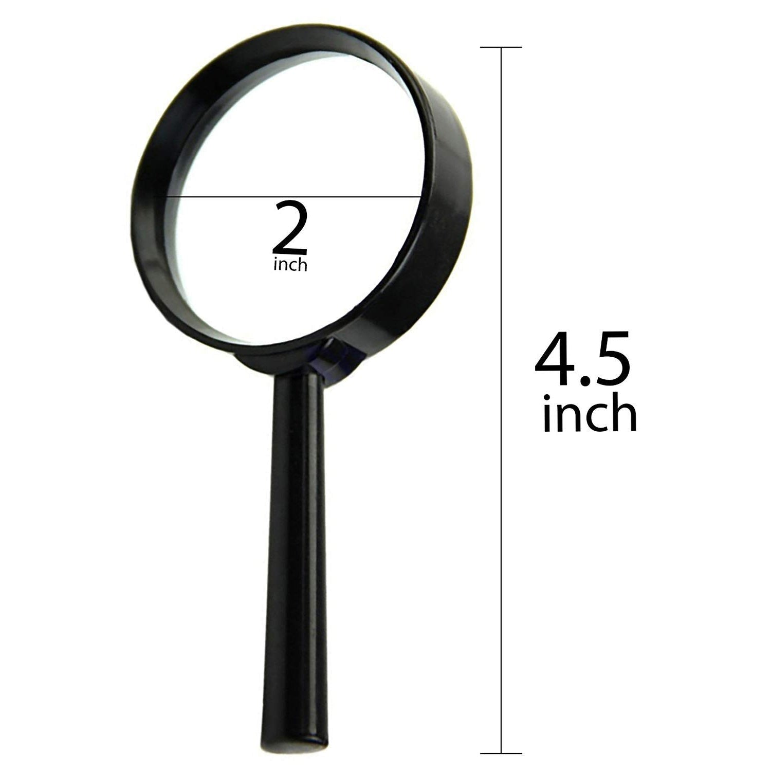 Exceptional clear magnification on small printed text with the 50mm lens.