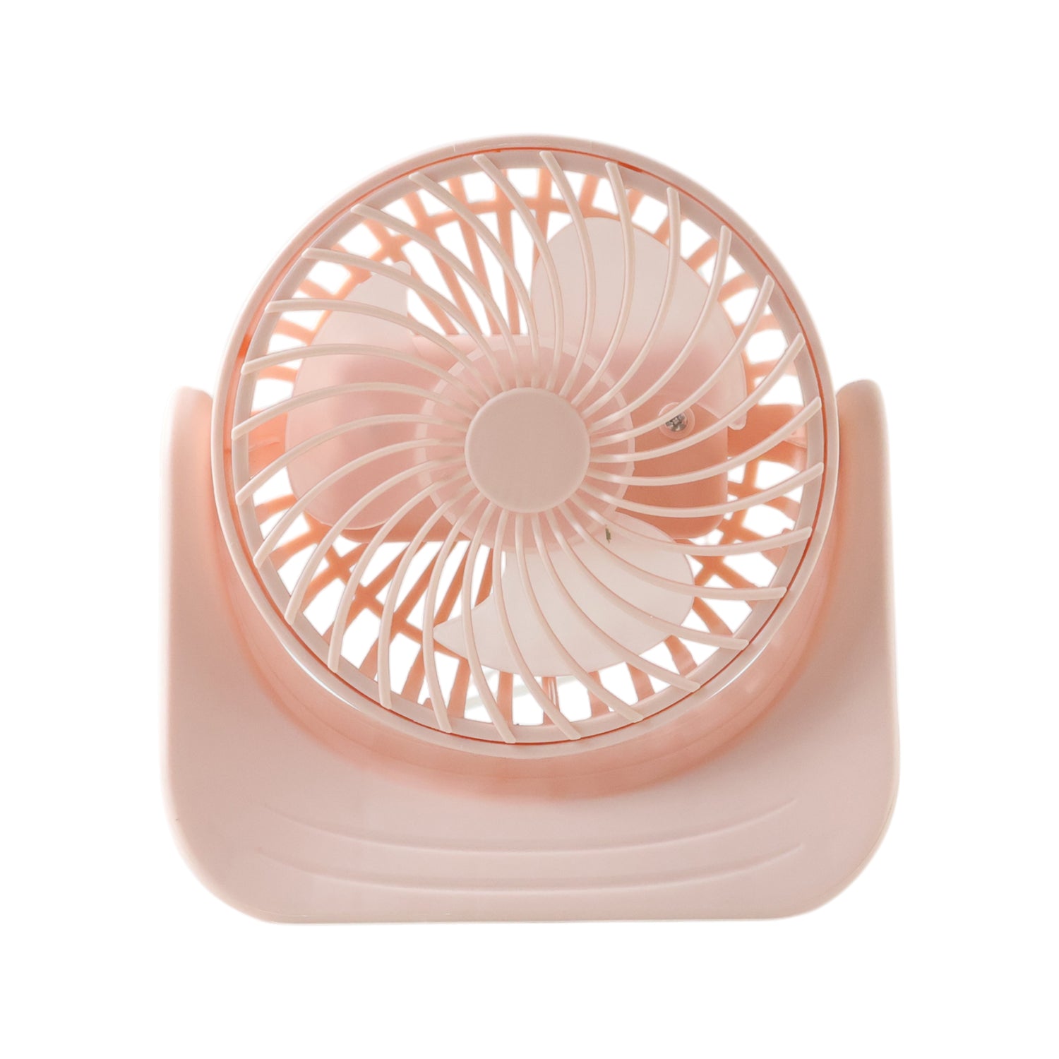 User enjoying cooling from silent mini desktop fan at workspace