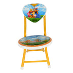 Kids folding chair shown with approximate dimensions for easy understanding.