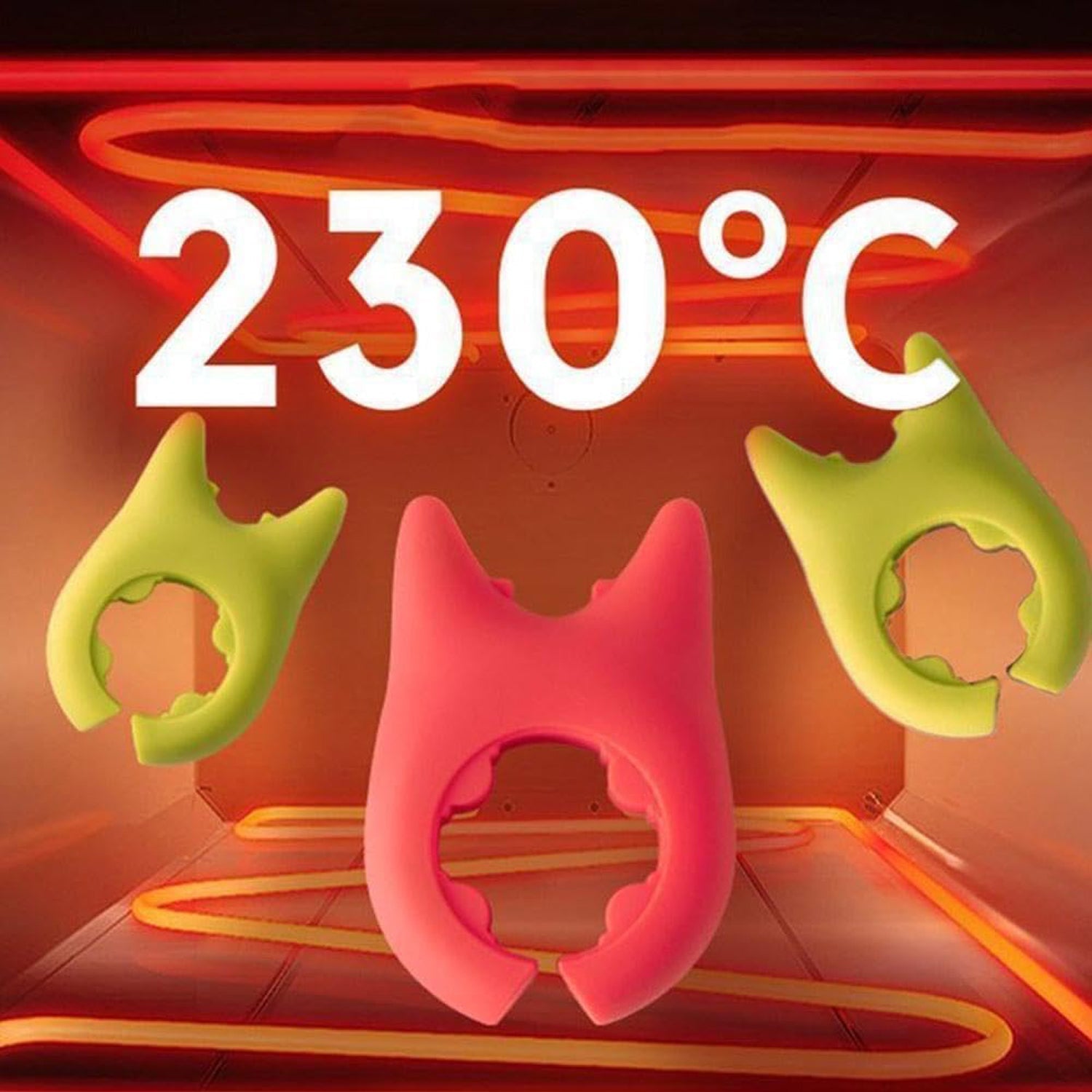 Cat ear designed plastic kitchen pot holder for convenient utensil storage and access
