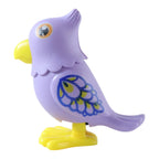 Colorful kid's wind-up bird toy for indoor play