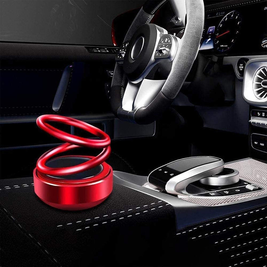 Efficient solar-powered car perfume air freshener delivering continuous fresh scents.