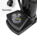 Safora portable cycle pump, lightweight and easy to carry on any bike ride.