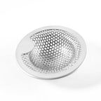 Kitchen sink filter basket stopper made of durable rust-resistant steel