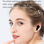 M12 Max Wireless Earbuds nestled securely in their compact charging case.