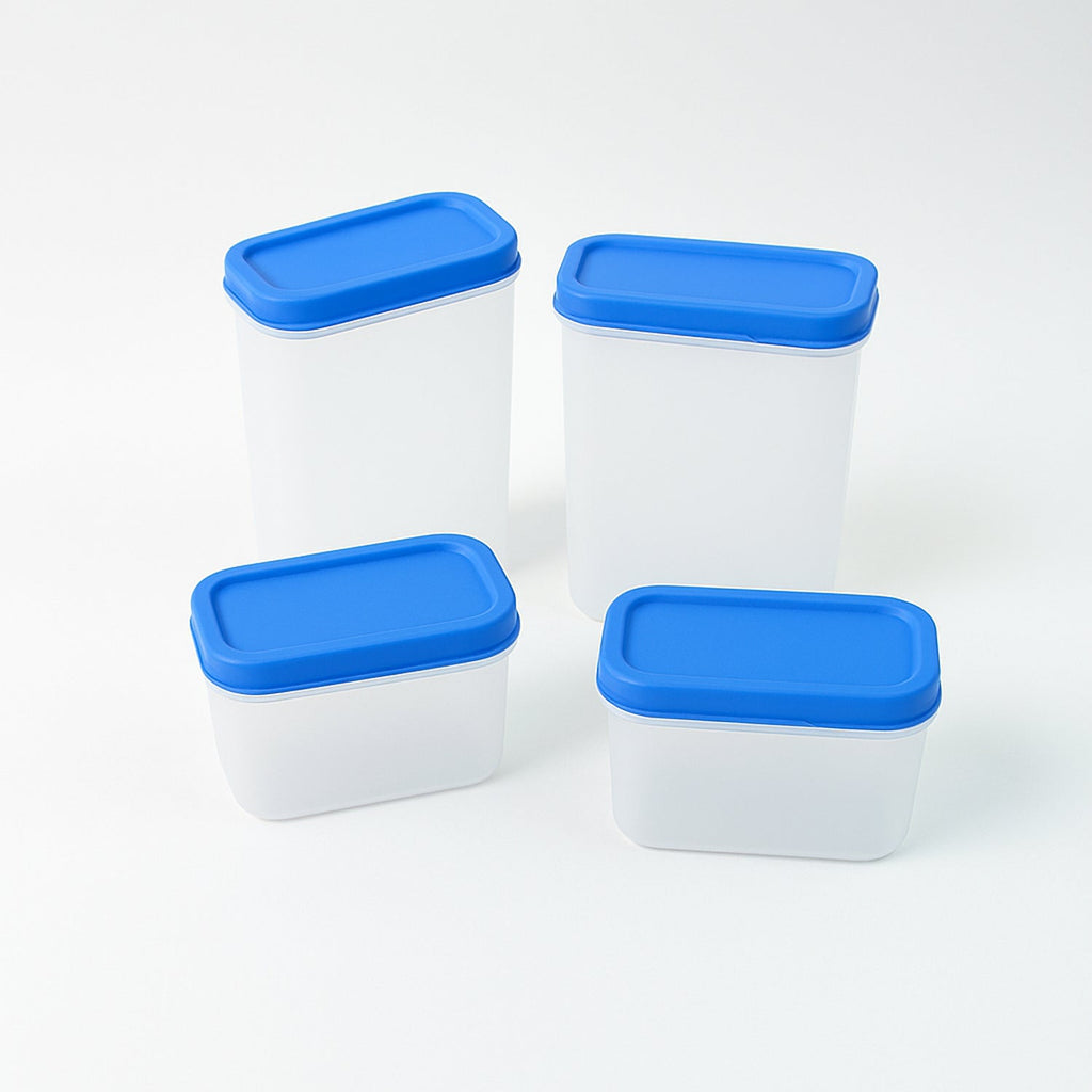 Durable BPA-free plastic storage containers with airtight lids