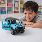 Battery operated off-road toy car for children with durable design