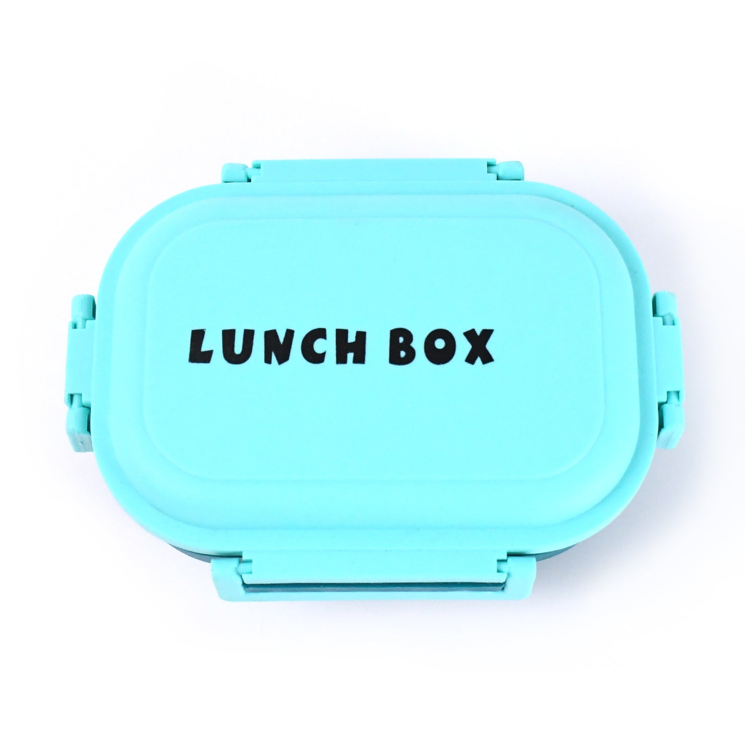 Insulated lunch box interior with small container for snacks or fruits