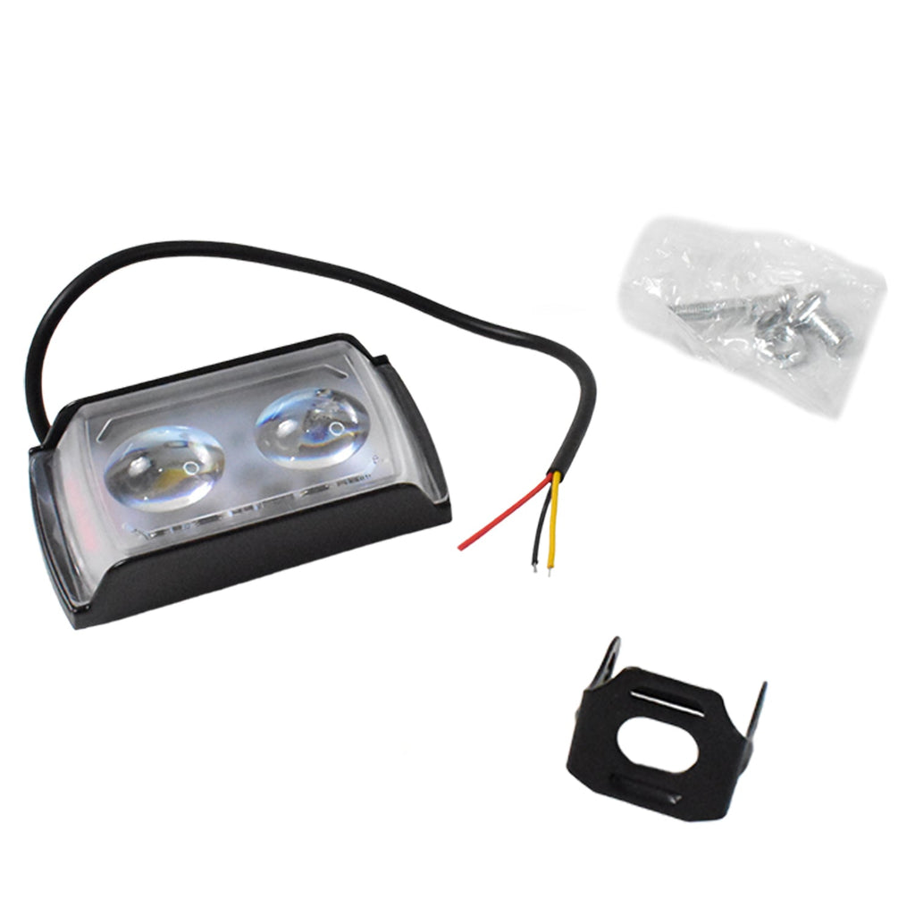 Illuminated 6 Mode LED Fog Light demonstrating clear visibility effects