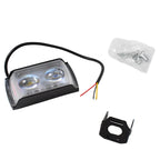 Illuminated 6 Mode LED Fog Light demonstrating clear visibility effects