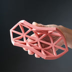 Non-slip PVC pot mat with a hollow design, ideal for high heat resistance.