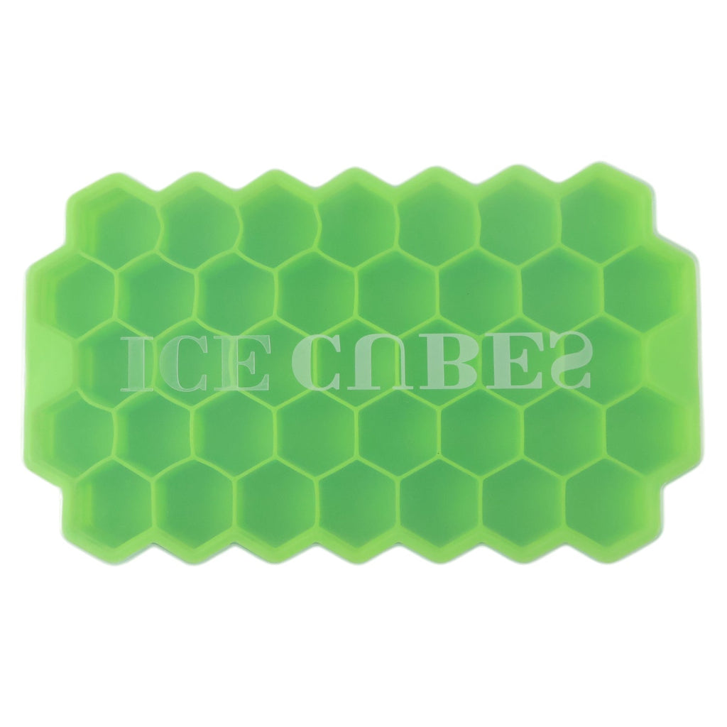 Stackable honeycomb ice mold tray for stylish icy drinks